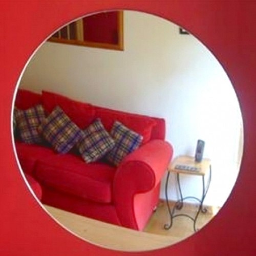 Circle shaped acrylic mirrors - shaped,