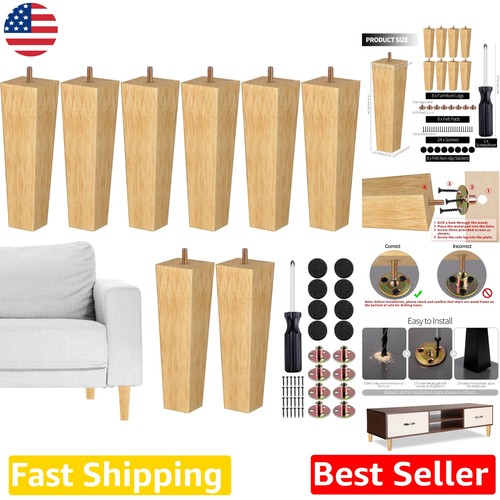 8pc solid wood - 8pc, legs