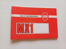 Gilera 125 MX-1 1988 manuale uso manutenzione libretto originale italiano