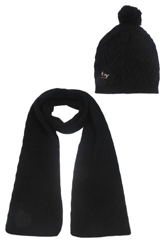 Set sciarpa cappello donna - set,