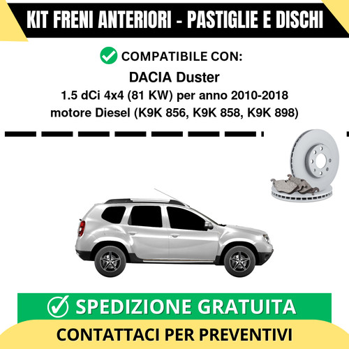 Kit freni anteriori pastiglie - freni,