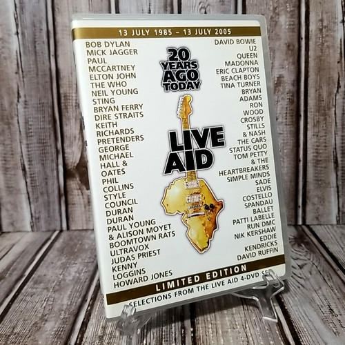 Live aid years ago today - live,