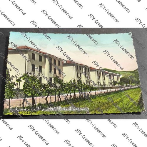 Cartolina cormons via ara - -,