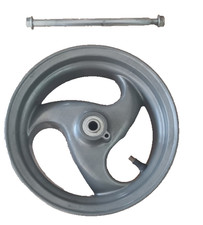 CERCHIO RUOTA ANTERIORE 3 RAZZE  + ASSE GILERA TYPHOON 50 CC