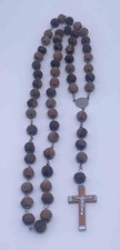 Rosario Legno Perle Terra