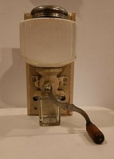 RARO e ANTICO MACININO DA CAFFE', in VETRO e METALLO, VINTAGE, DA MURO, PARETE