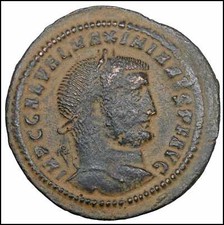 Galerio Galerius Follis monete antiche romane ancient roman coin Bronze Genuine
