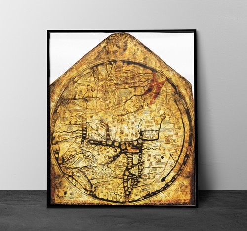 1300 hereford mappa mundi - hereford,