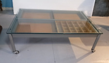 TAVOLINO ESPOSITORE VETRINETTA ORIZZONTALE design modernariato