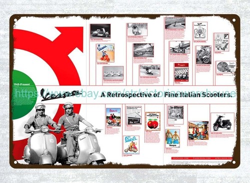 Insegne garage vespa motore - vespa,