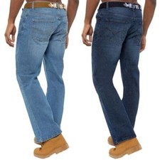 Uomo Bootcut Jeans Gamba Larga