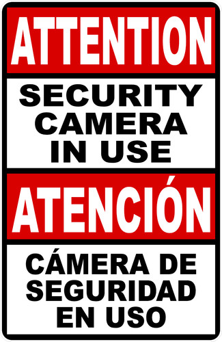 Attenzione telecamera - attenzione, di
