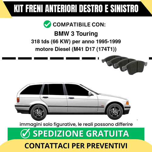 Pastiglie freno anteriori - pastiglie,