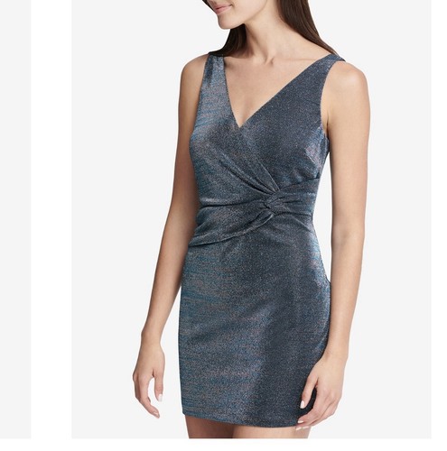 Guess vestito tubino donna blu - vestito,