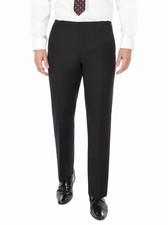 Pantaloni Neri In Lana