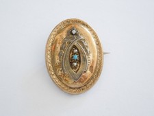 Antico Spilla Oro Scintillante