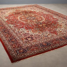 Tappeto Kasmir Antico Cotone Lana Nodo Fine India 400 x 282 cm Originale