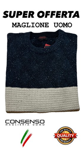 Maglione uomo consenso misto - maglione,