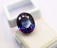 Anello alessandrite russo impeccabile naturale 17,05 CT pietra preziosa ovale