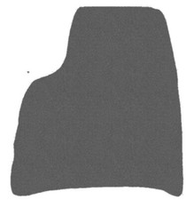 Conducente per Citroen C8 2002-2013r 2 file di sedili, Grafite Tappeti Tappetino