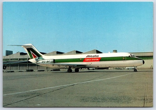 Cartolina aereo alitalia - cartolina,