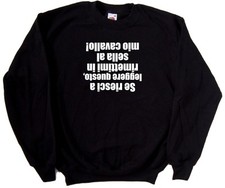 Al mio cavallo Felpa Simpatica