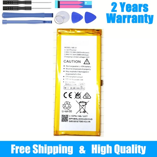 Nuova batteria 2600mah - nb-01,