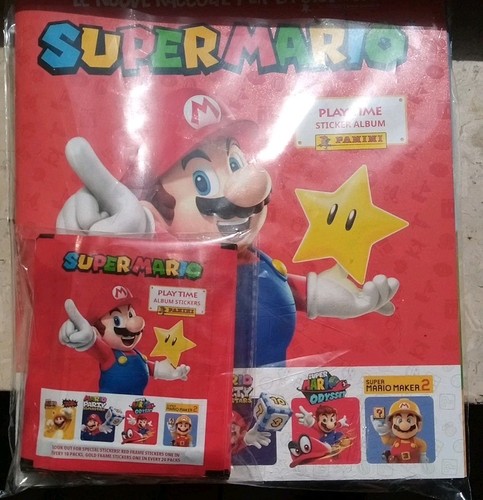 Album figurine super mario - album,