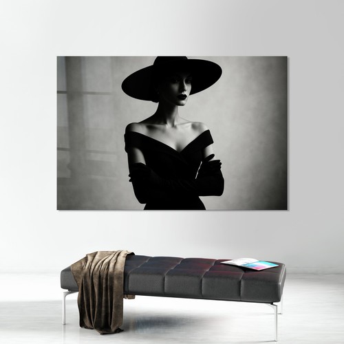 Arte femminile con - , cappello
