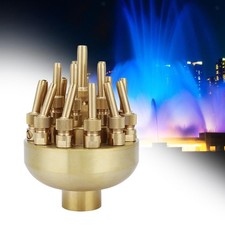 Testa di spruzzatore per l'ugello da 1 pollice per l'ugello di fontana, rame,