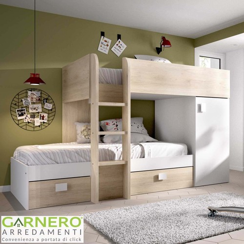 Letto castello per - letto, a