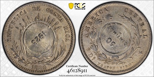 1923 1889 costa - rica, 50