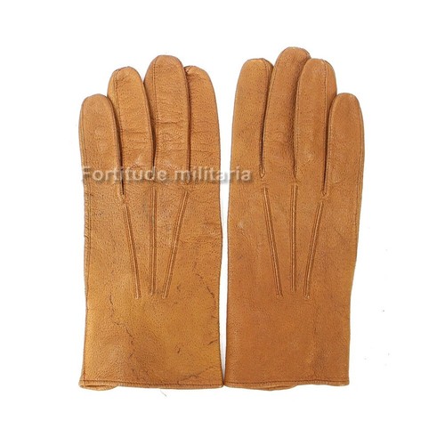 Gants officier havane - gants,