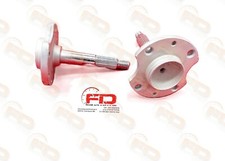 COPPIA PERNI MOZZI RUOTA POSTERIORE REVISIONATI FIAT 126 O 500 EPOCA DA 4 x 98