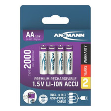 Ansmann 4x Batterie