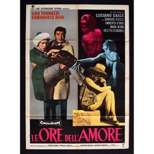 manifesto LE ORE DELL'AMORE ugo tognazzi emmanuele riva il divorziato salce A48