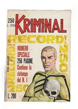 KRIMINAL 250 - Record ! - Corno 1970 - Magnus - Numero DOPPIO