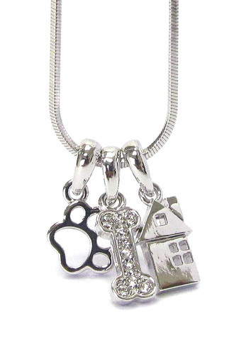 Collana ciondolo cucciolo cane - collana,