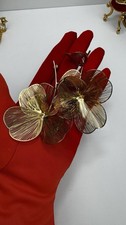 Zara gold oversized floral - gold,