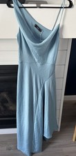 Mango asymmetric satin midi - asymmetric,