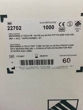 PROVETTA SIERO GEL SEPARATORE