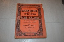 CHOPIN - PEZZI DA SALON PER PIANOFORTE (REV. B. CESI) -RICORDI, PRIMI DEL '900