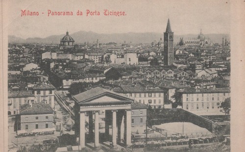 Cartolina milano lombardia - cartolina,