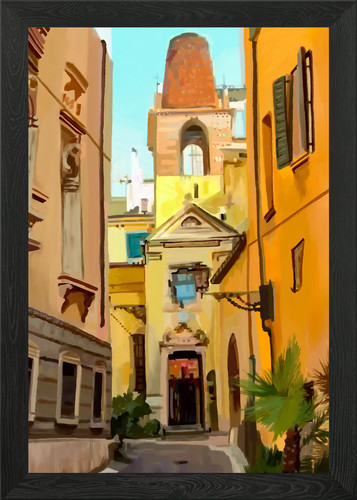 Quadro stampa tela poster - su,
