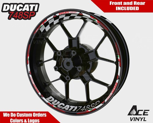 Ducati 748sp adesivi - adesivi, ruota