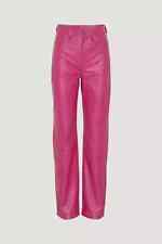 Pantaloni In Vera Pelle Di