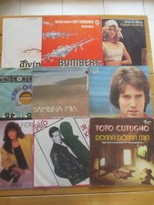 lotto di 9 vinili 45 giri anni