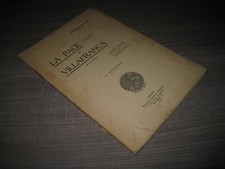 LA PACE DI VILLAFRANCA  Montini  Cabianca Editore  1912   #