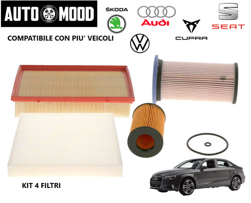Kit tagliando solo filtri audi - solo,