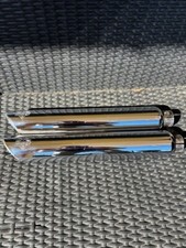 Terminali di scarico cromati Vance&Hine per Dyna Harley Davidson